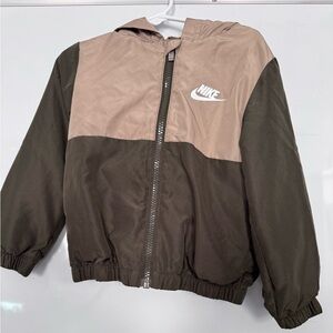 Nike Kids Puffer Jacket - Brown and Tan